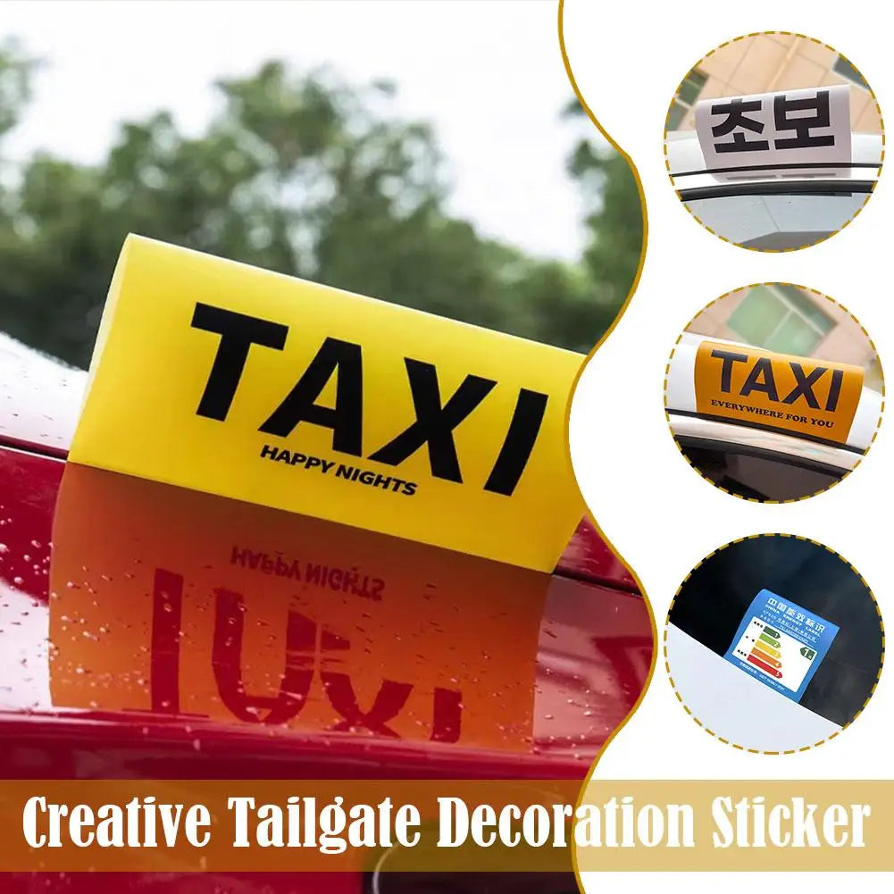 Pickup Car Rear Window Flag Decoration Decal Sticker Label Waterproof Sunscreen Car Washing Label Logo Sticker Rear Door Decor