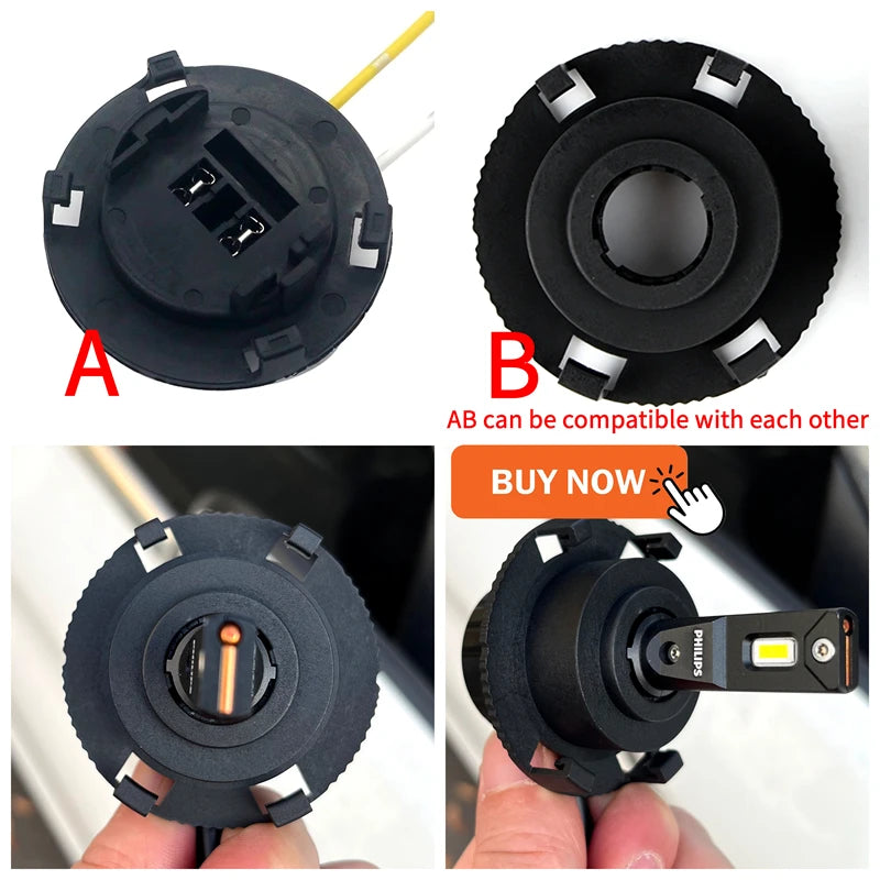 Philips Ultinon Rally 3551 LED H4 H7 H11 HB3/4 H18 H19 HIR2 Car Headlight 6500K White Max Power 100W Max Lumen 9000lm LED Bulb