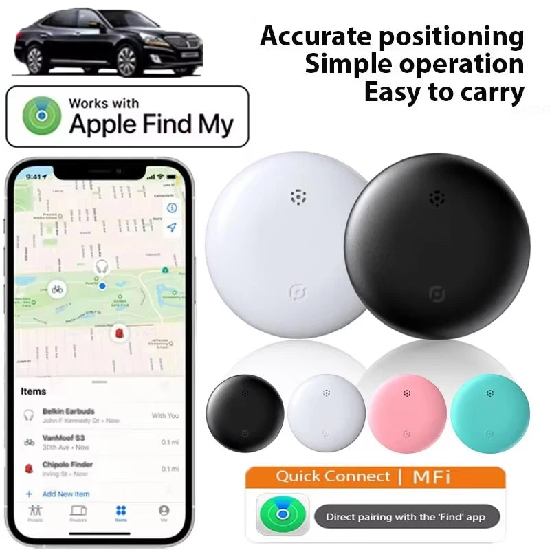 New Mini GPS Tracker For Apple iOS System Find My APP Air Tag Child Finder Pet bike Bag Loss Tracker Smart Bluetooth Airtag