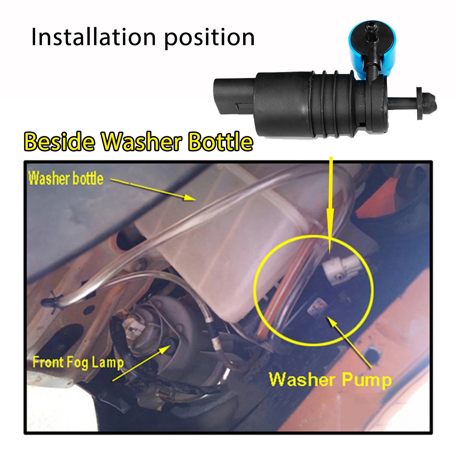 Erick's Wiper Front Windshield Wiper Washer Pump Motor For VW Passat Estate Golf Mk4 Fox Polo Tiguan OE#1J6 955 651 1T0 955651A