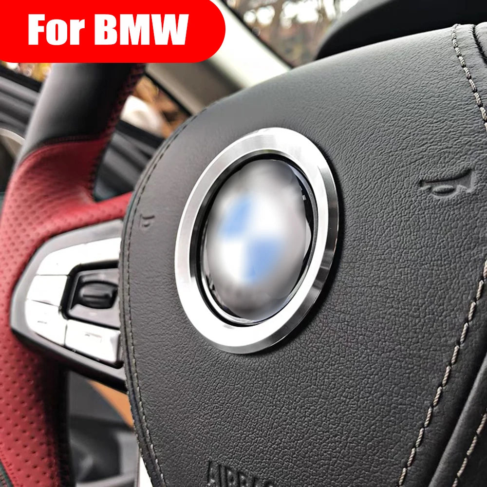 Car Styling Decoration Ring Steering Wheel Circle Sticker for BMW 1 2 3 5 Series M3 M5 E36 E46 E60 E90 E92 F30 F31 F25 X1 X3 X5