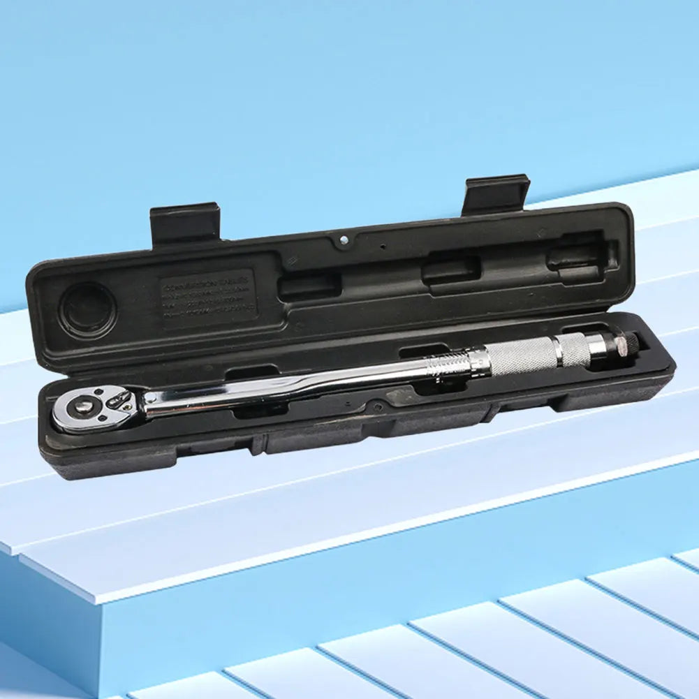 5-60N.m Precise Torque Wrench Reversible Ratchet Key 3/8 Inch Adjustable Square Drive Spanner Precise Preset Car Repair Tool