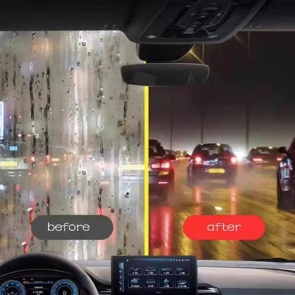 Automotive Glass Oil Film Remover Shining Mouse Windshield Cleaning Strong Decontamination Anti-fog And Rainproof Car Cleaner