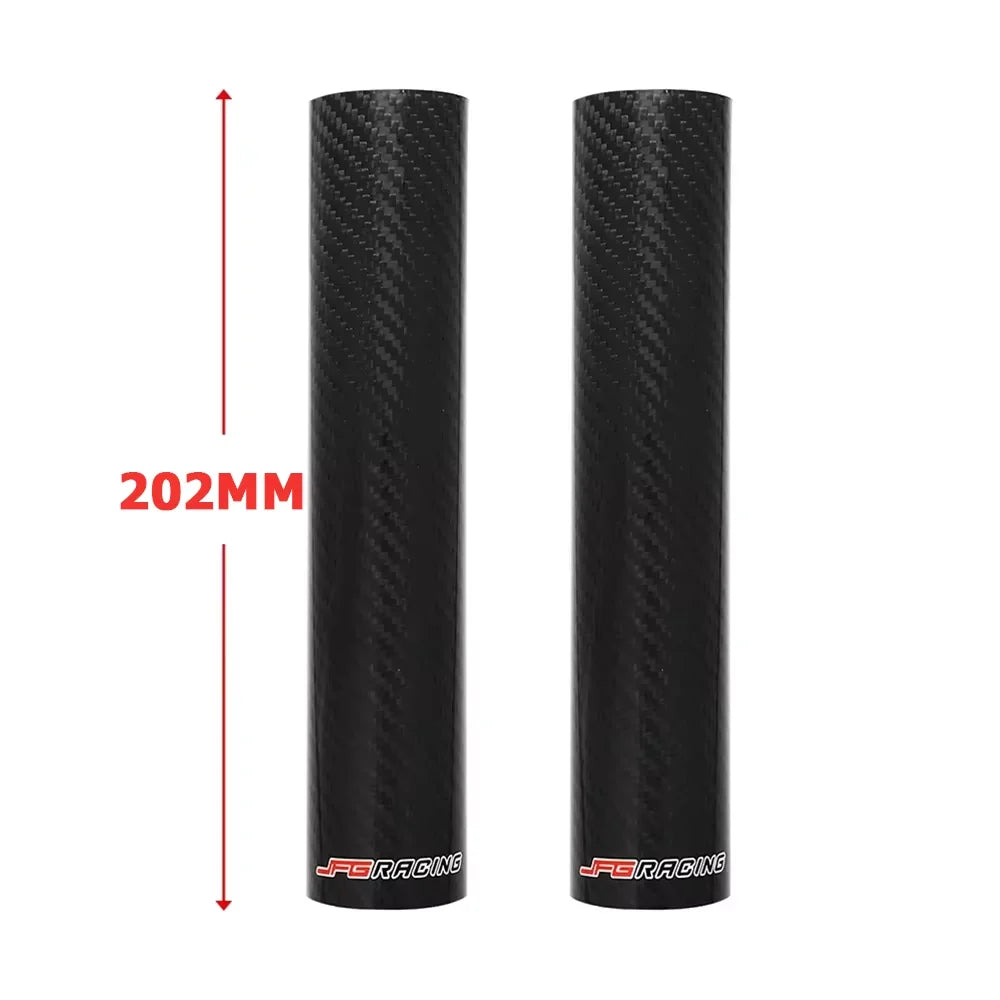 Motorcycle Carbon Fiber Front Fork Guard Wrap Cover Accessory For YAMAHA HONDA KTM EXC SX SXF XC XCF XCW 125 250 350 450 530 JFG