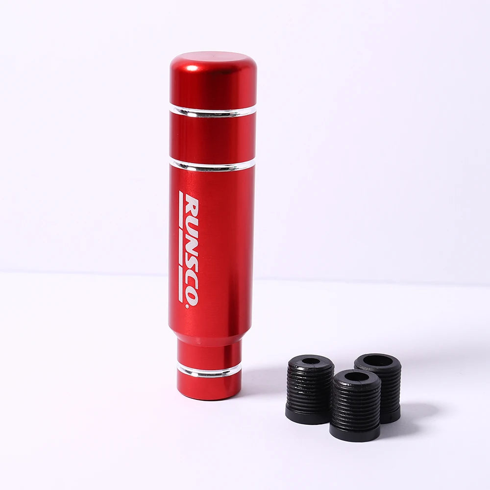 13CM Gear Shift Knob Manual Transmission Gear Stick Lever Shifter Knob Color Red Black Gold Blue Purple Car Universal Aluminum