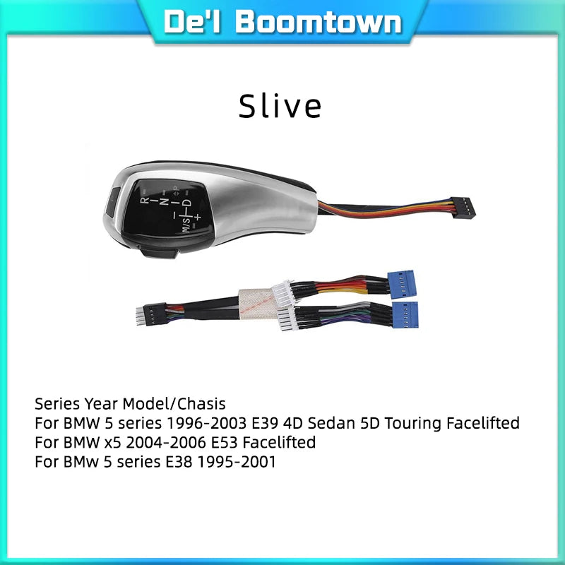 LED Gear Shift Knob Shifter Lever For BMW 1 3 5 6 Series E90 E60 E46 2D 4D E39 E53 E92 E87 E93 E83 X3 E89 Automatic Accessories