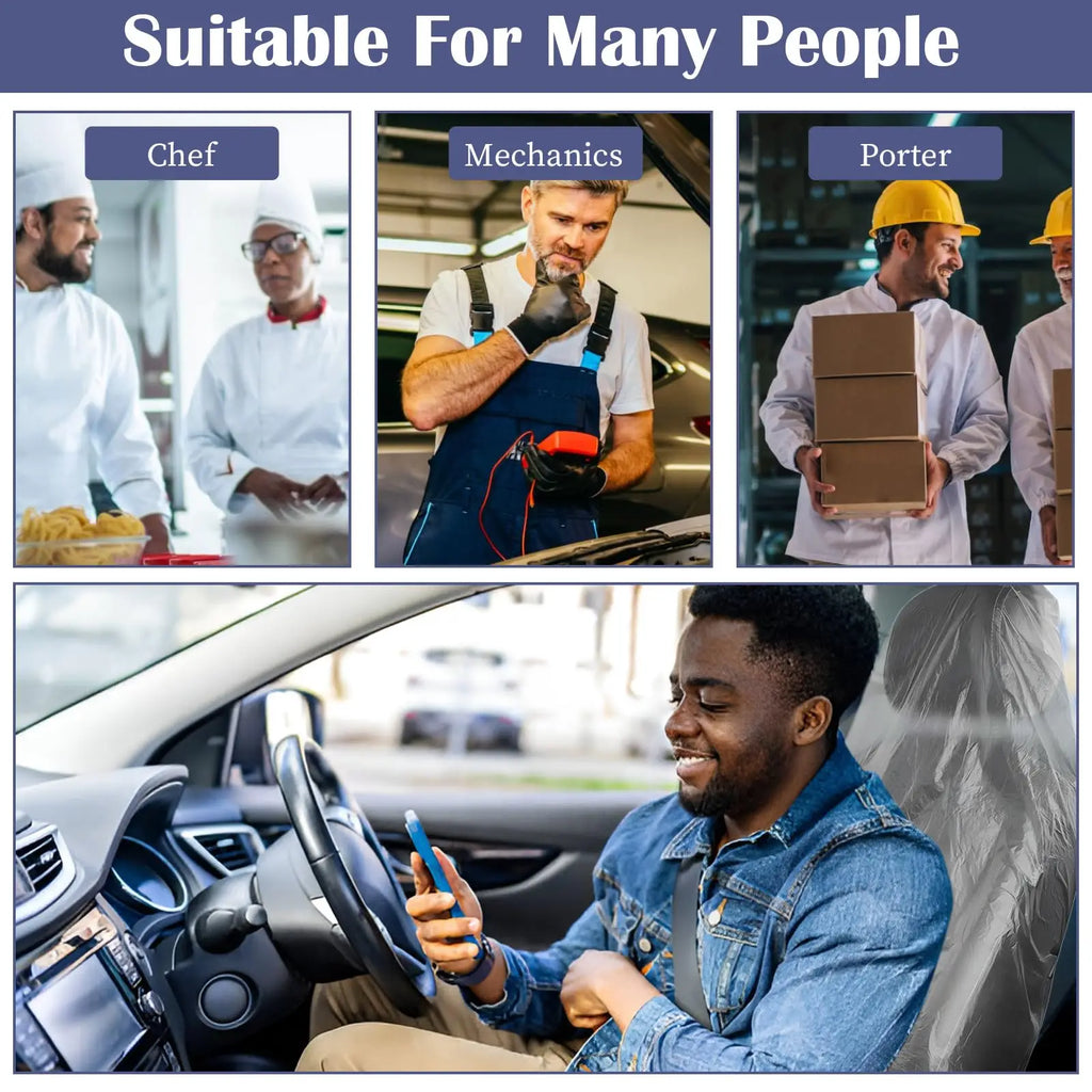 50Pcs Universal Disposable Car Seat Covers - Waterproof Protective Pads for Auto Beauty Shops & Personal Use