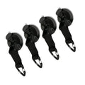 4PCS Car Tent Suction Cups Buckle Side Round/Triangular Awning Anchors Outdoor Camping Tent Suckers Anchor Securing Hook