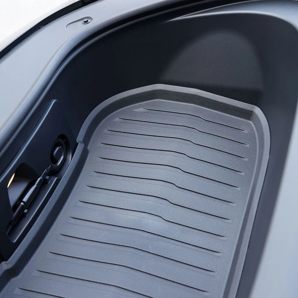 Trunk Mats for 2024 Tesla New Model 3+ Highland TPE Piano Key Style  Front Rear Trunk Frunk Storage Waterproof Protective Pad
