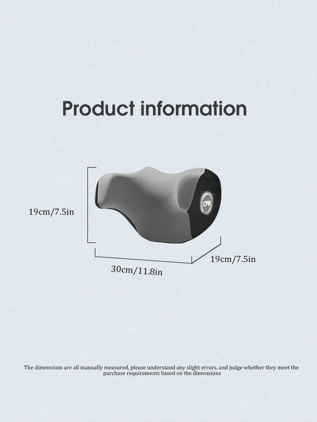 1pc Car Headrest, Neck Pillow for Preventing Neck Tilting, In-car Supplies, Side Support for Adults and Children, U-shaped Memor