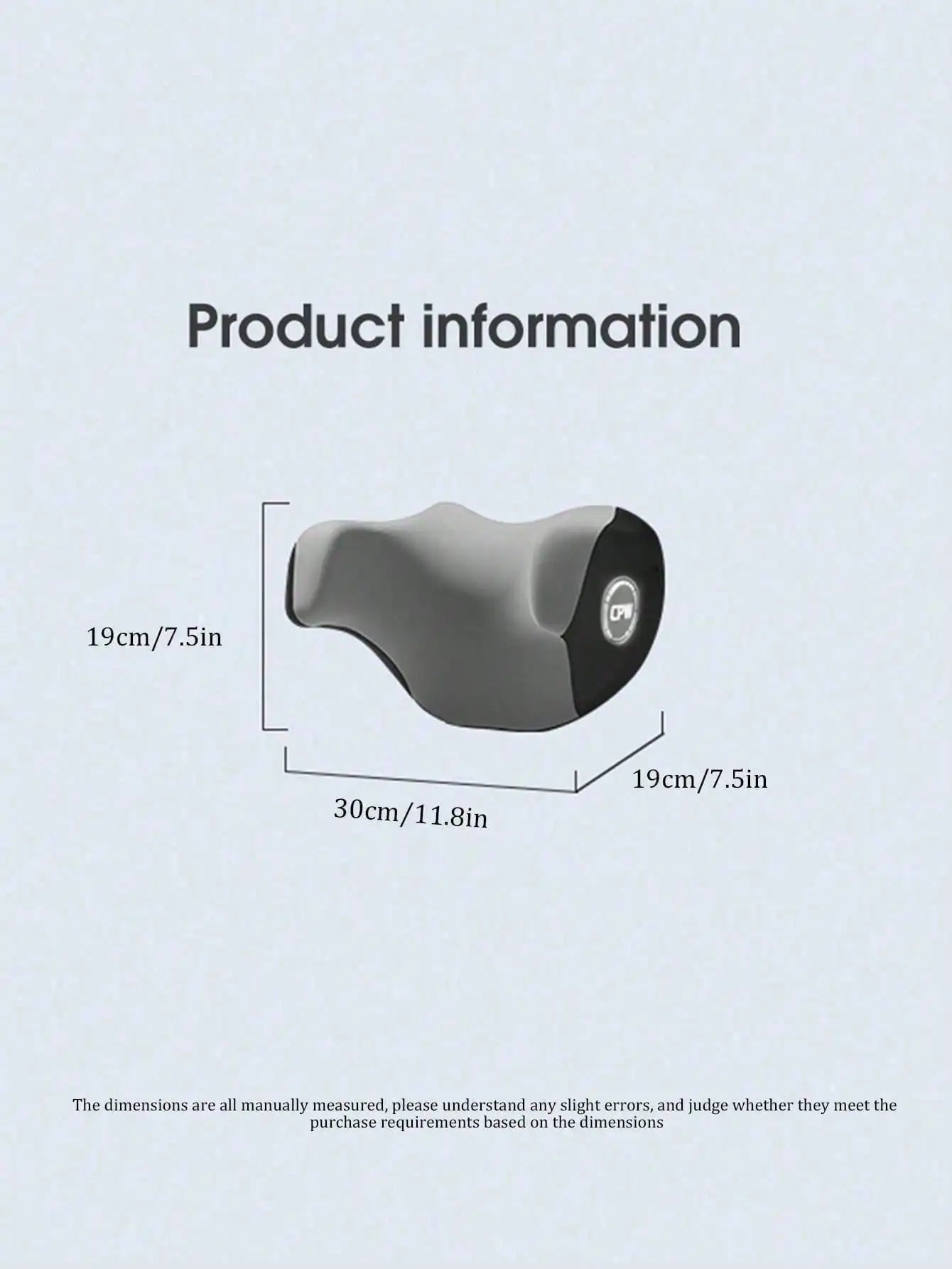 1pc Car Headrest, Neck Pillow for Preventing Neck Tilting, In-car Supplies, Side Support for Adults and Children, U-shaped Memor