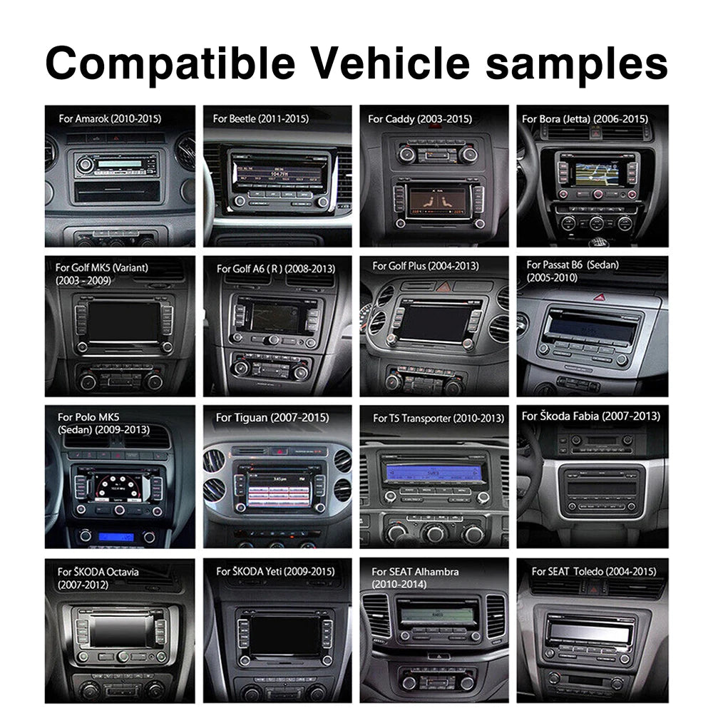 7" 2 Din HD Car Media Video RDS Airplay Car Radio CarPlay Android Auto Stereo Audio For Volkswagen/Seat/Skoda/Passat/Golf/Polo