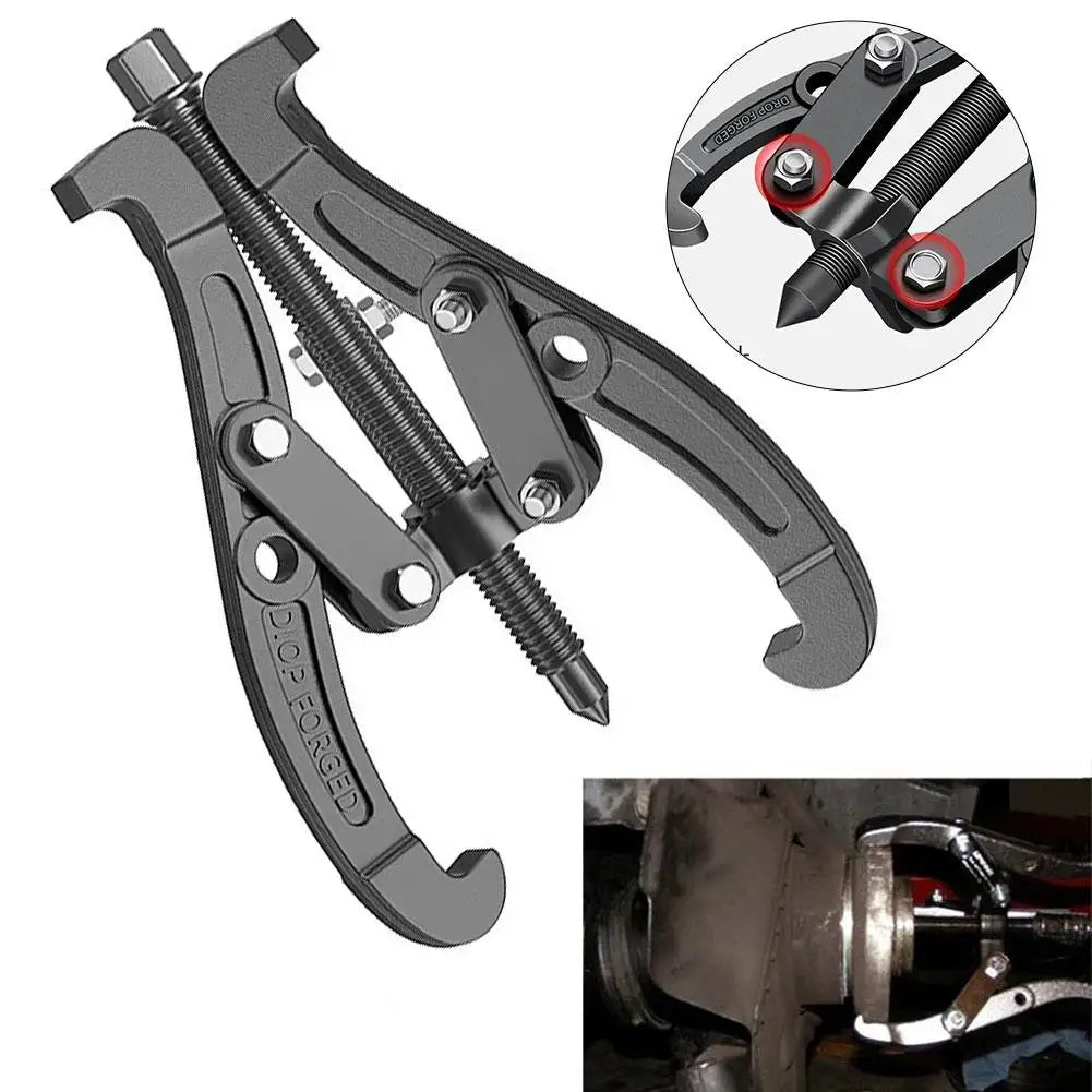 Practical Gear Puller 3 Jaw Heavy Duty Reversible Bearing Removal Tools Flywheel Pulley Extractor Steel Auto Repair Hand Tool