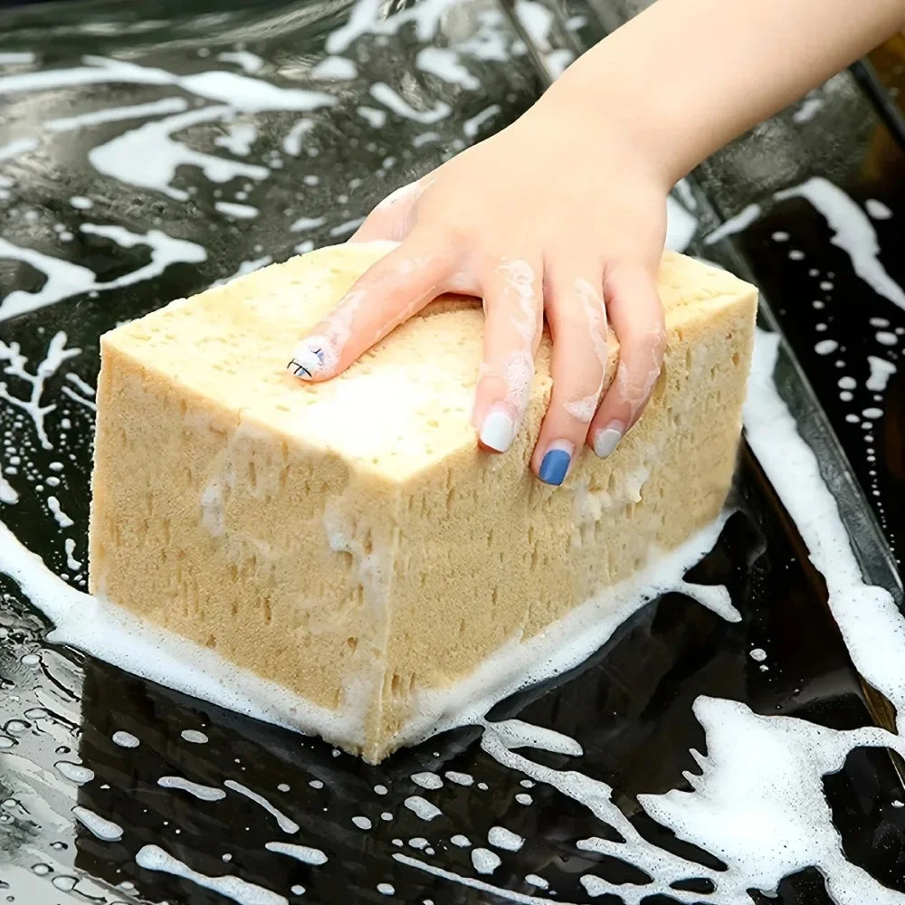 Car wash sponge block car motorcycle cleaning supplies large size Honeycomb sponge brush dusting car cleaning tool