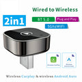 Wireless CarPlay Android 2026 New Smart Auto Adapter Hassle-Free Plug&Play Stable BT WiFi Connect OTA Upgradable Fit 99% Vehicle