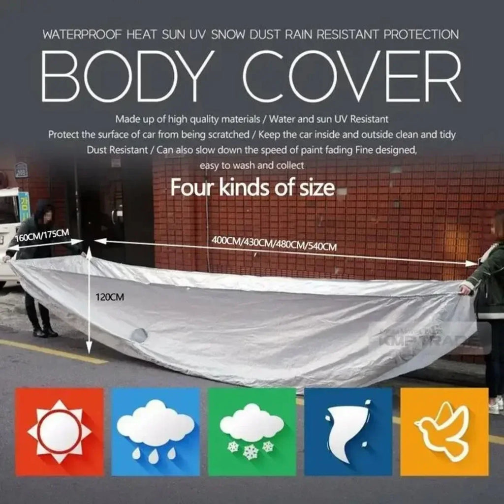 Universal Car Cover Waterproof Dustproof Outdoor Protection Full Rain Snow UV Protective Car Cover for Hatchback Sedan SUV