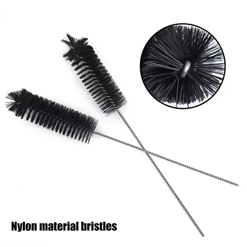 Car Air Door Carbon Deposit Cleaning Brush Stainless Steel Gap Engine Air Inlet Combustion Chamber Cylinder Brushes Tools