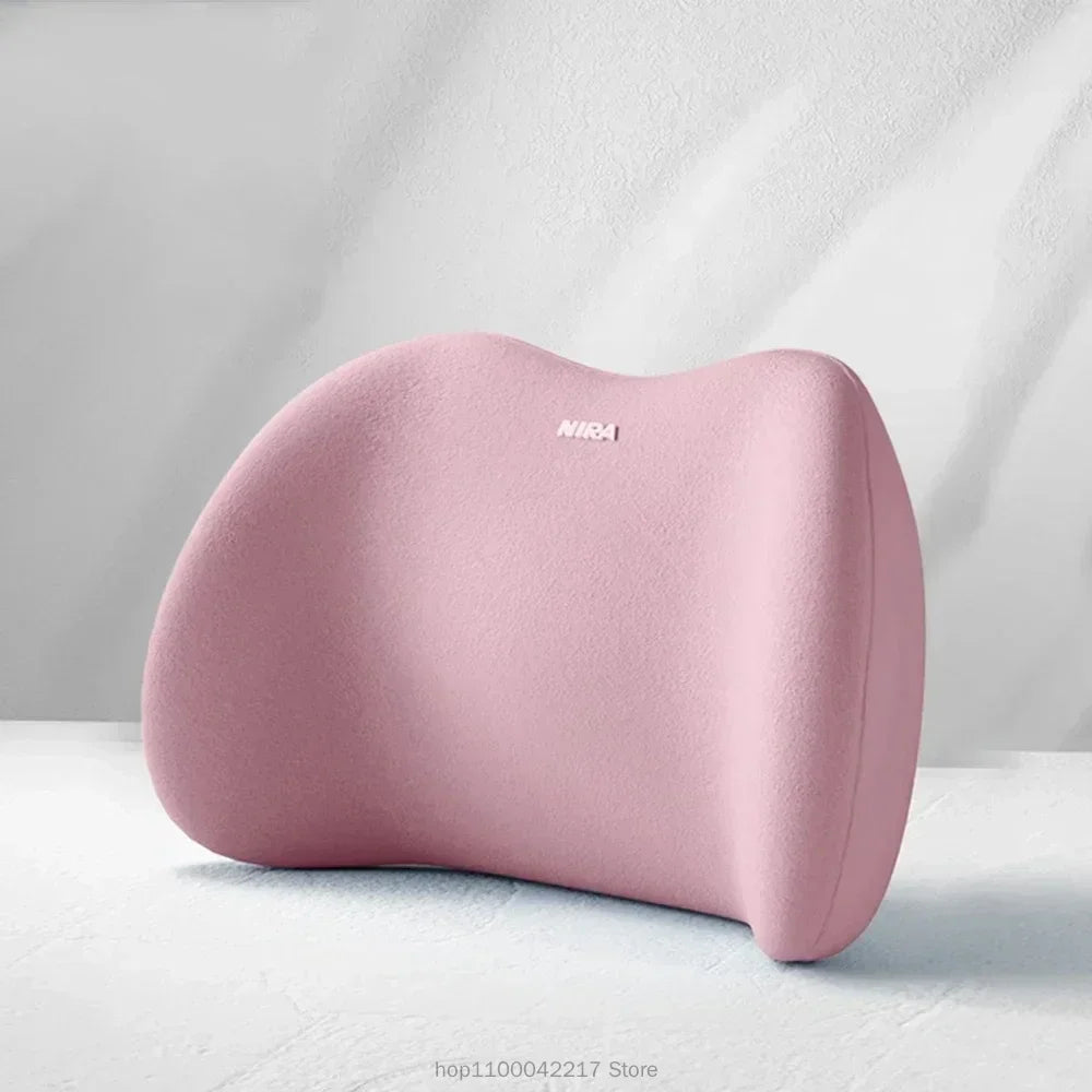 Universal Car Headrest Neck Support Pillow, Memory Foam Seat Cushion, Lumbar Back Cushion, Four-Season Neck Pillow for All Cars