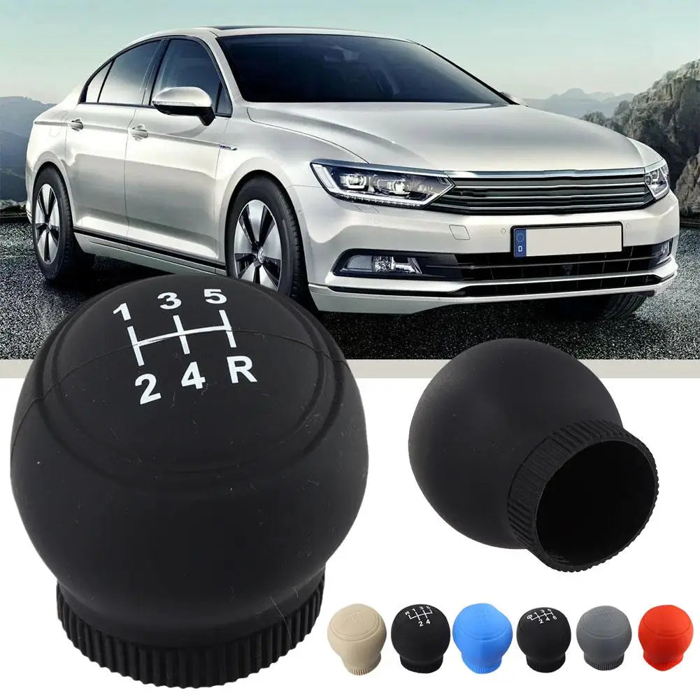Universal Silicone Car Gear Head Shift Knob Cover Gear Shift Non Slip Grip Handle Case Wear-resistant Gear Rod Cover