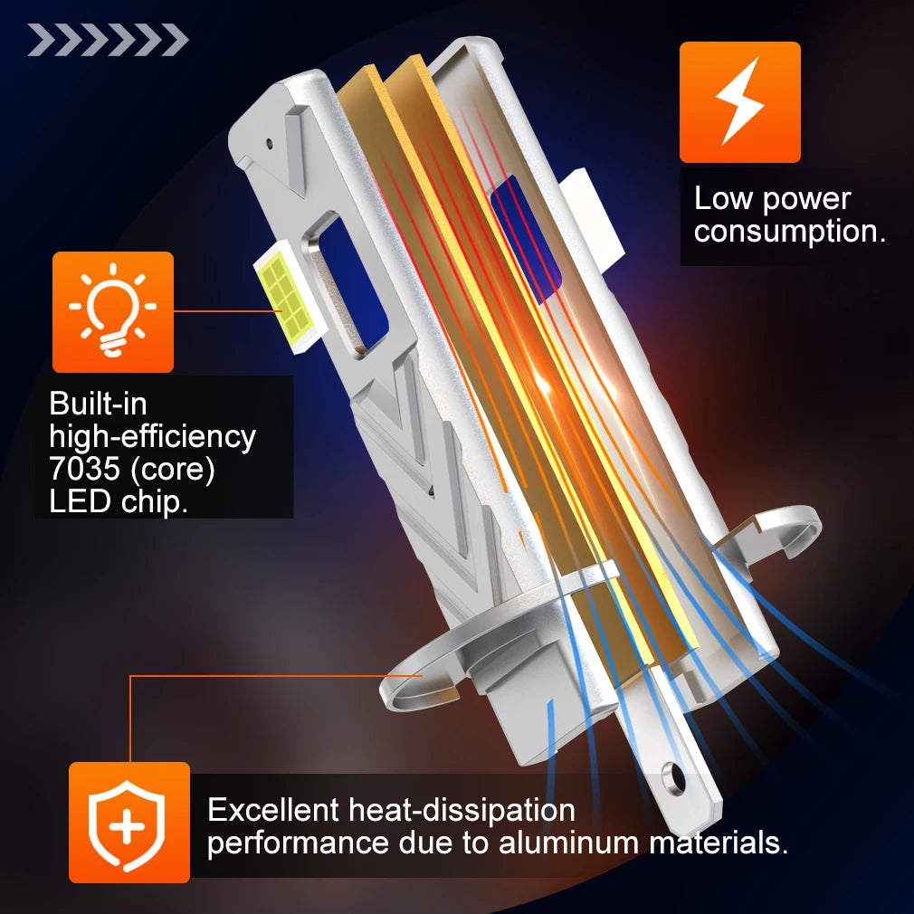 XSTORM H1 LED Headlight Bulb 60000LM 150W High Power Auto Fog Lamp 6500K 12V Led Lights for Car Head Lamps Driving Running Lamp