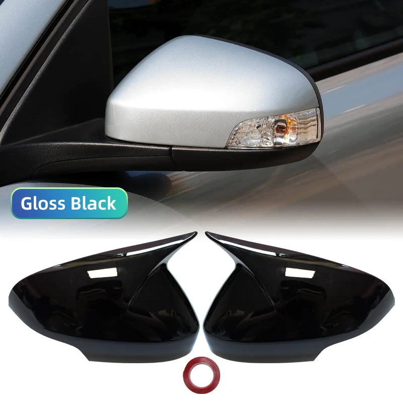 For Volvo C30 C70 S40 S60 V40 V50 V70 2008- 2010 M style Rearview Mirror Cover Cap Real Carbon Fiber