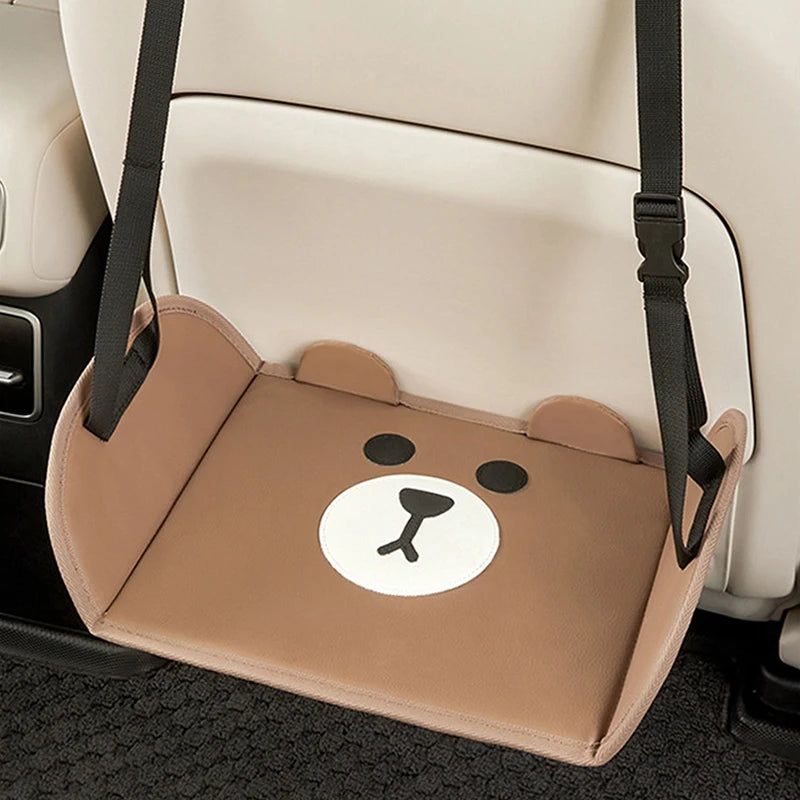 Car Travel Rest Foot Pad Portable Foot Hammock Long Flight Essentials Office Footrest Hanging Adjustable Car Interior Supplies