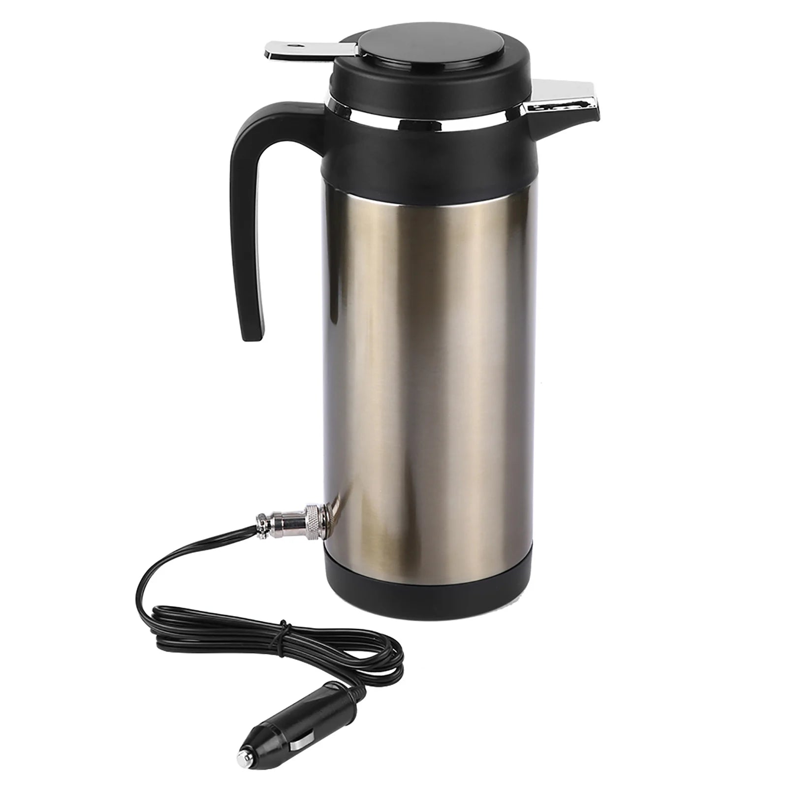 1000ML 12V/24V Stainless Steel Electric in Car Kettle Travel Thermoses Heating Water Bottle Electric in car Kettle in car Kettle