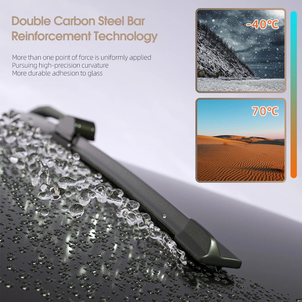 For Peugeot 508 508SW 2010-2023 Front Windshield Wiper Blades 2pcs Windscreen Window Accessories 2011 2012 2014 2018 2019 2021