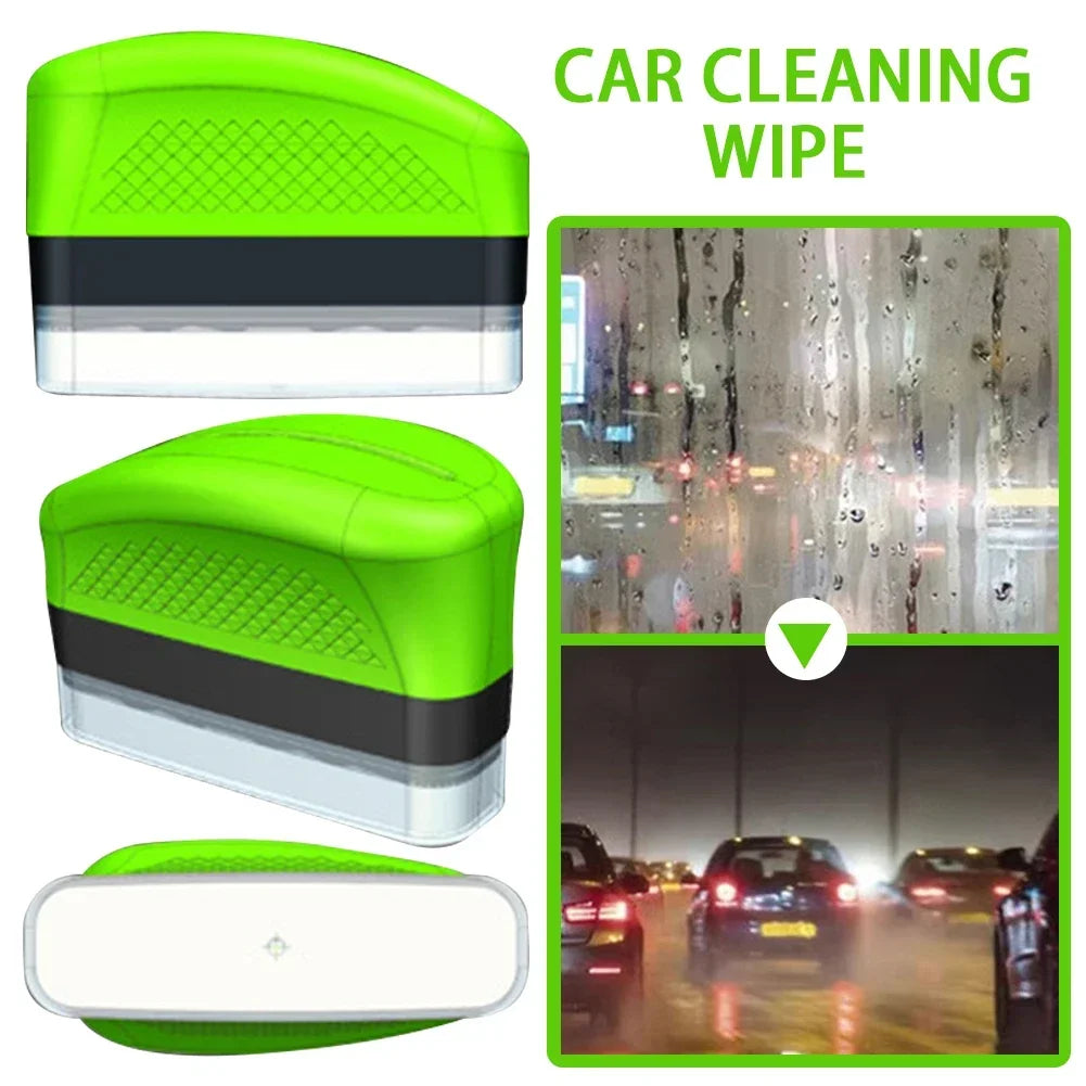 Car Glass Oil Film Remover Window Windshield Polishing Sponge Brush Automotive Glass Sponge Cleaning Brush For Car Cleaning