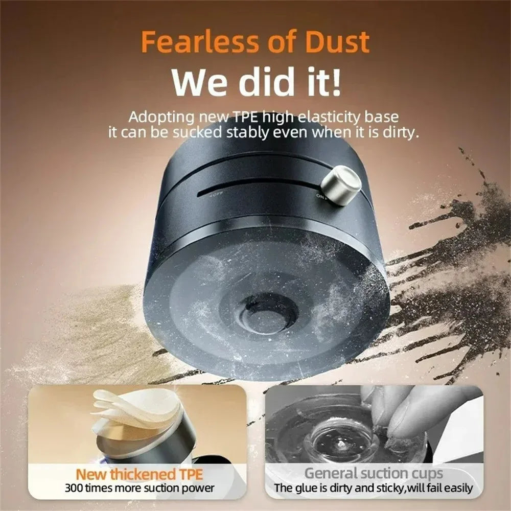 Ultra Magnetic Phone Holder Foldable Car Phone Mount Dashboard Phone Bracket 360 Degree Rotation Vacuum Suction Cup Stand