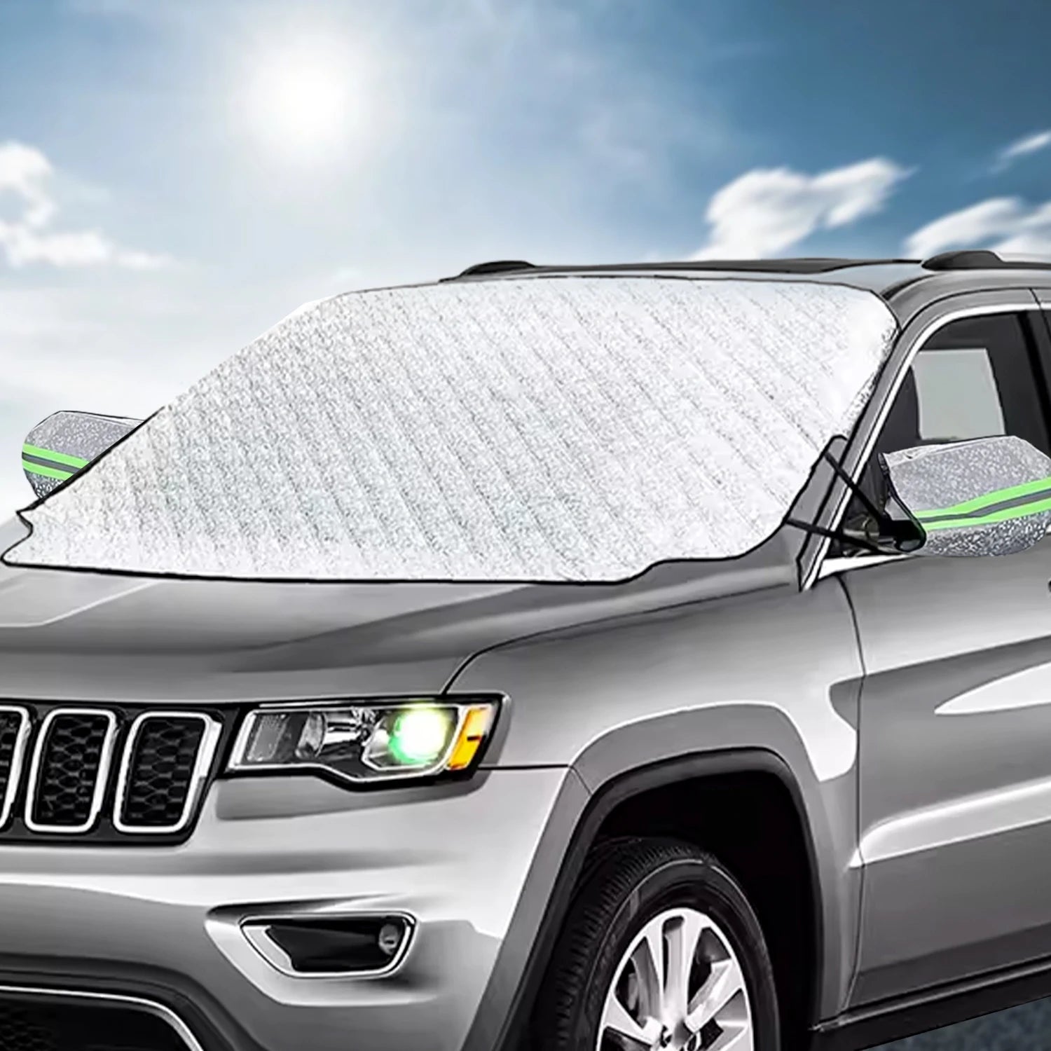 Car Windshield Snow Sun Shade Waterproof Protector Front Windscreen Cover Summer and Winter Dual-purpose Sunshade Snow Shiled