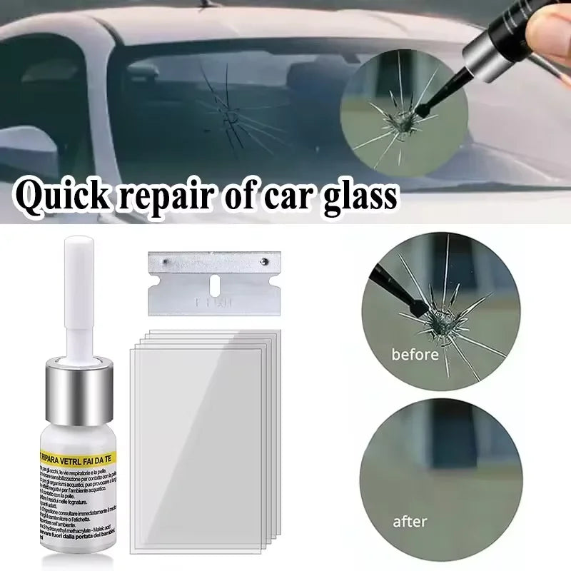 Car Windshield Cracked Repair Tool Upgrade Auto Glass Repair Fluid DIY Auto Window Scratch Crack Restore for Car Accessories