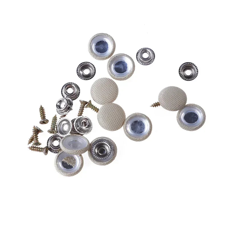 10/30/60Pcs Car Interior Roof Buckles Headliner Ceiling Cloth Fixing Screw Care Fabric Buckle Rivets Retainer Cap Repair Tools