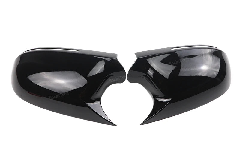 For Audi A4 S4 A5 S5 B8 8K, A6 S6 4F C6, A8 S8 D3, Q3 SQ3 2012-2015, A3 8P Black Horn Add on Side Rear View Mirror Cap Cover