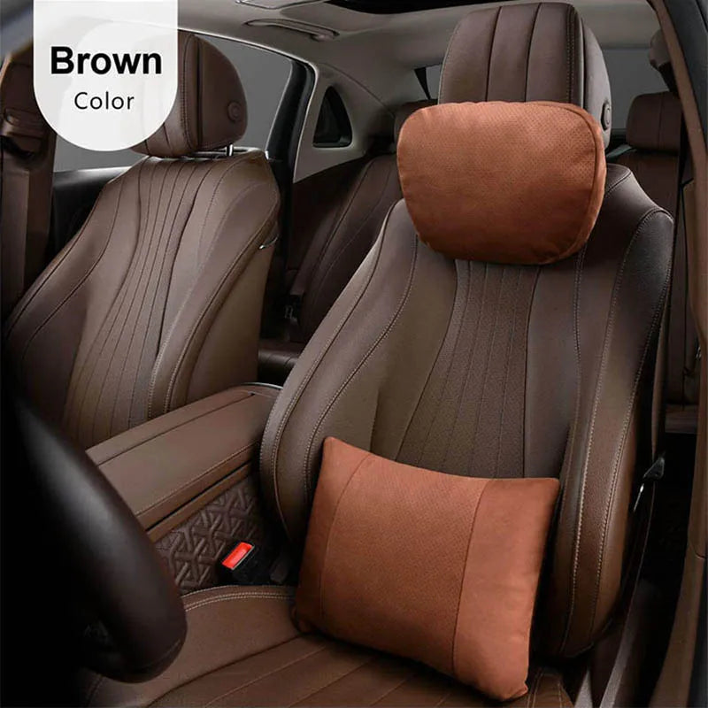 OASATE New 2.0 Car Headrest Neck Pillow Support Seat / Maybach Design S Class Soft Universal Adjustable Car Neck Waist Pillows
