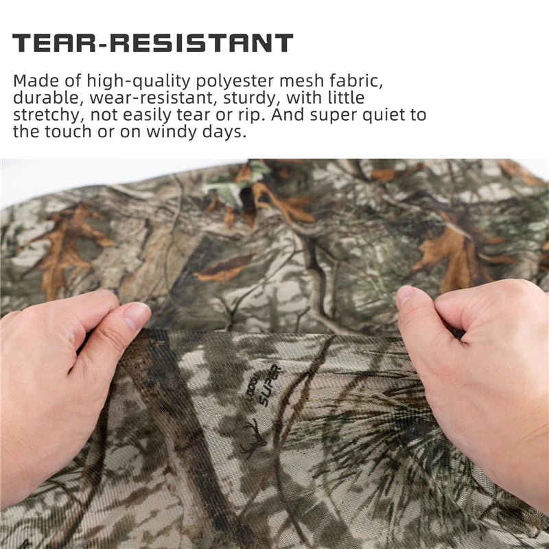 59" W Camouflage Net Mesh Fabric Cloth Sun Shelter Home Garden Party Decoration Outdoor Hunting Camping Tent Tourist Sun shade