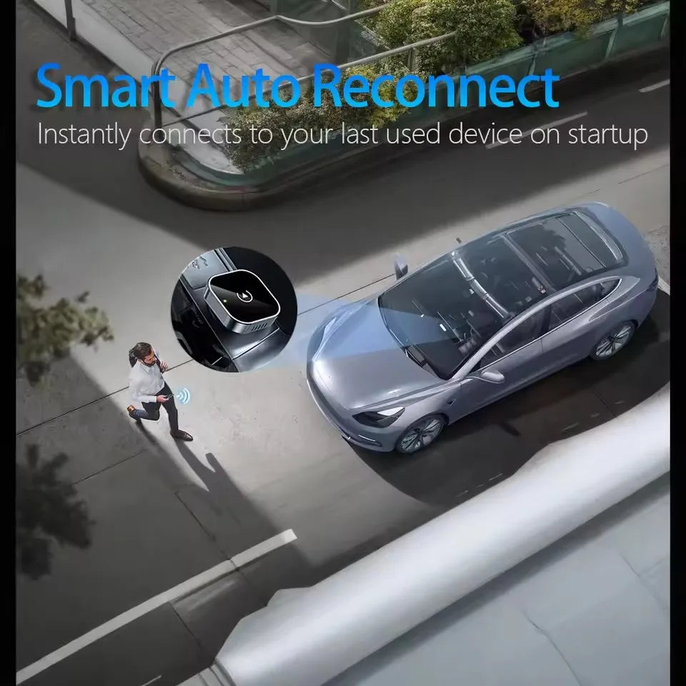 Pionray 2-in-1 Wireless CarPlay And Android Auto Adapter AI Smart Box Universal Compatibility for All Cars