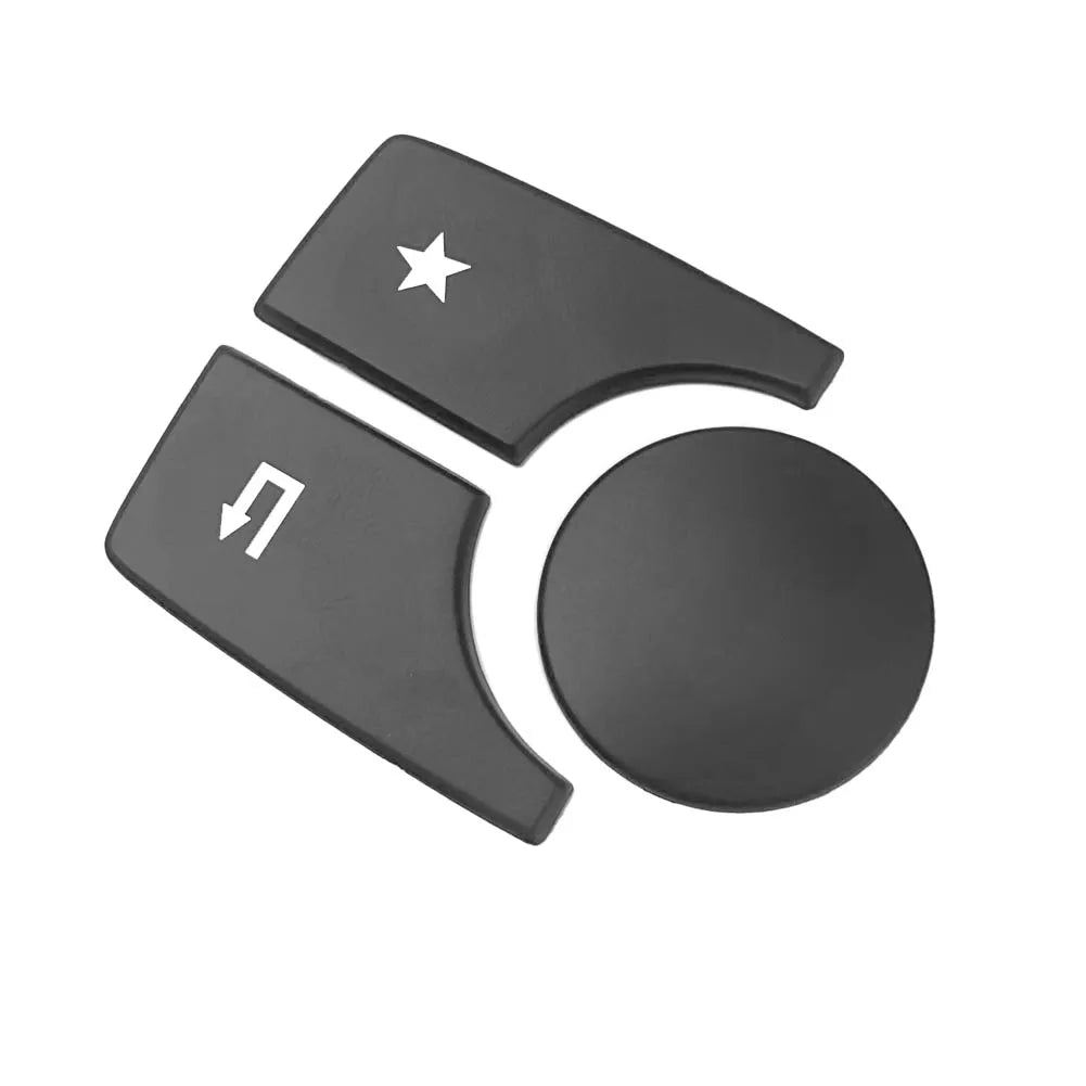 3Pcs/Set Car Console Multimedia Knob Switch Button Cover Sticker For Mercedes Benz A B Class CLA GLA W176 W246 C117 W117 X156
