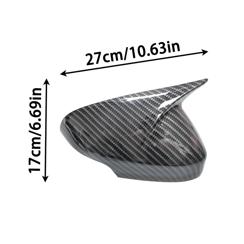 For Volvo C30 C70 S40 S60 V40 V50 V70 2008- 2010 M style Rearview Mirror Cover Cap Real Carbon Fiber