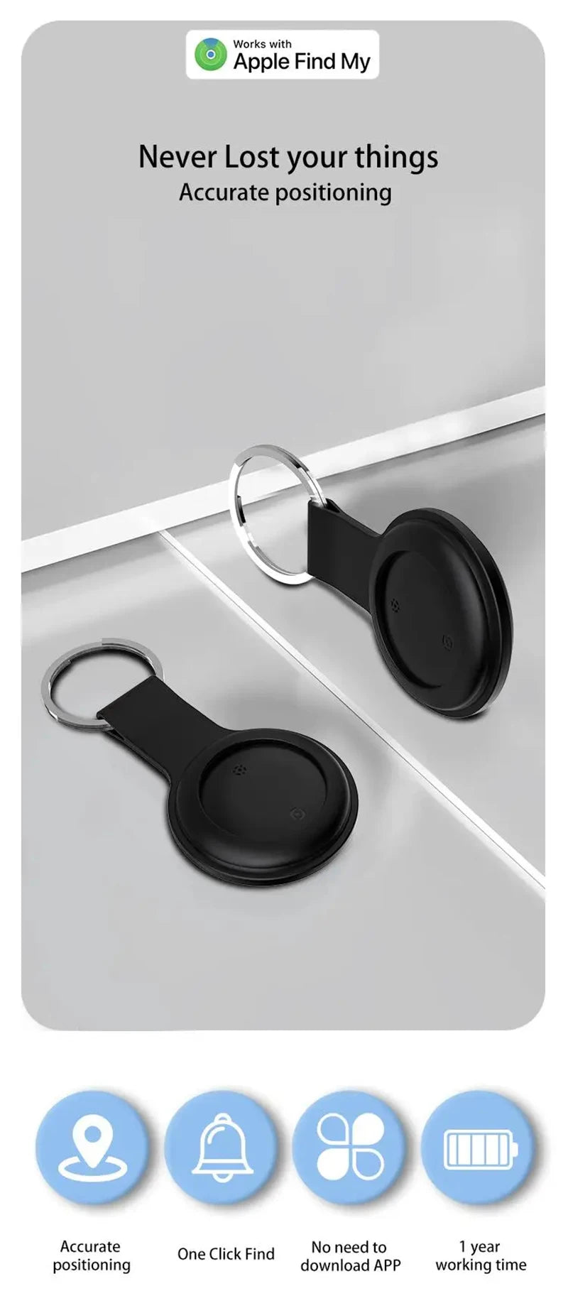 GPS Locator Global Positioning Pet Wallet Suitcase Car Tracking Elderly Kids Anti Getting Lost Finder For iPhone Find My New