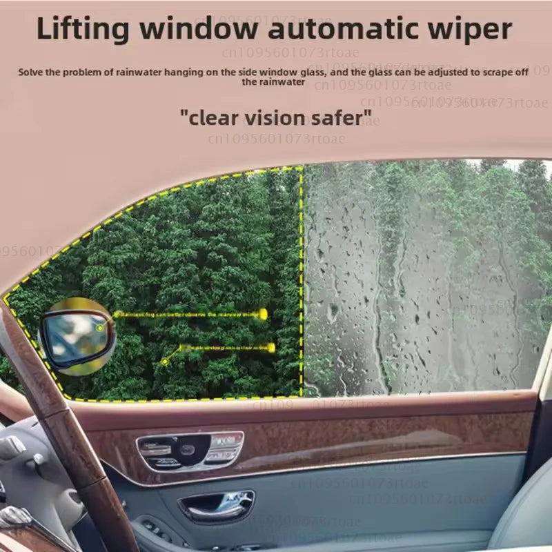 Universal Car Side Window Glass Wiper Auto House Window Cleaning Tool Car Water Mist Removal Wipers Blade Cleaning Accessories