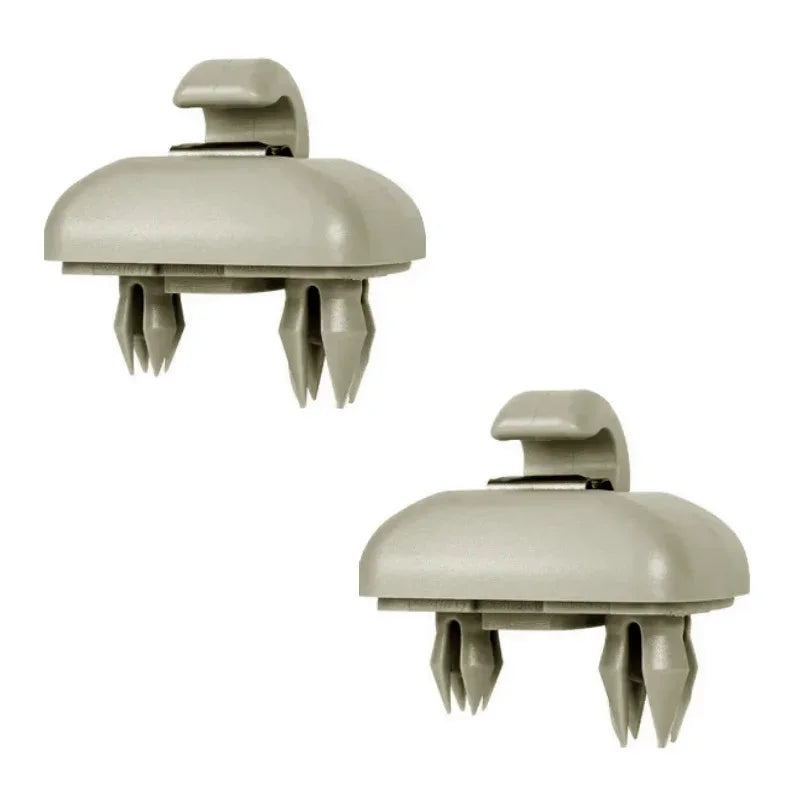 4X Car Sun Visor Clip Gray Interior Hanger Hook Clip Bracket for Audi A1 A3 A4 A5 Q3 Q5 A7 B6 B7 B8 S4 S5 8E0857562 8U0857562A