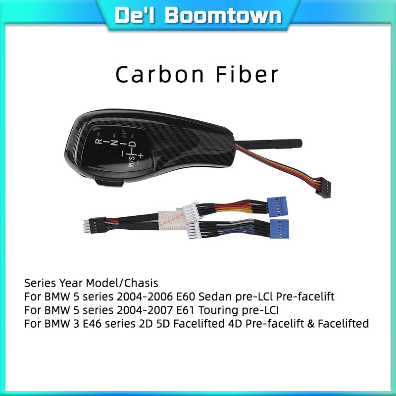 LED Gear Shift Knob Shifter Lever For BMW 1 3 5 6 Series E90 E60 E46 2D 4D E39 E53 E92 E87 E93 E83 X3 E89 Automatic Accessories