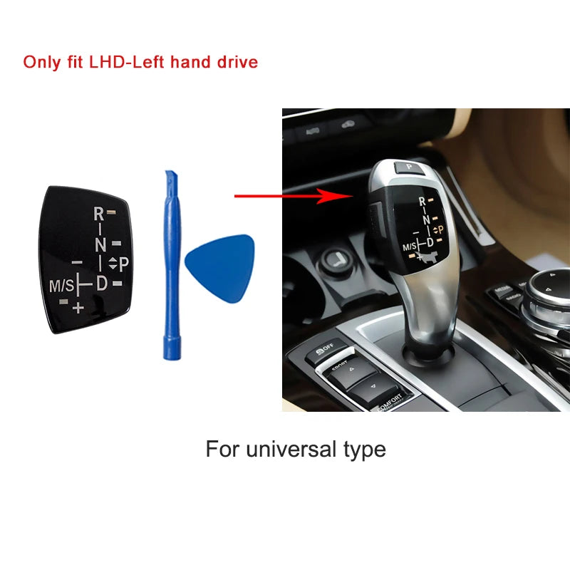 Interior Replacement Gear Shift Knob Cover For BMW F30 F31 F32 F33 F34 F36 F07 F10 F11 F12 F06 Gear Shifter Lever Head Panel