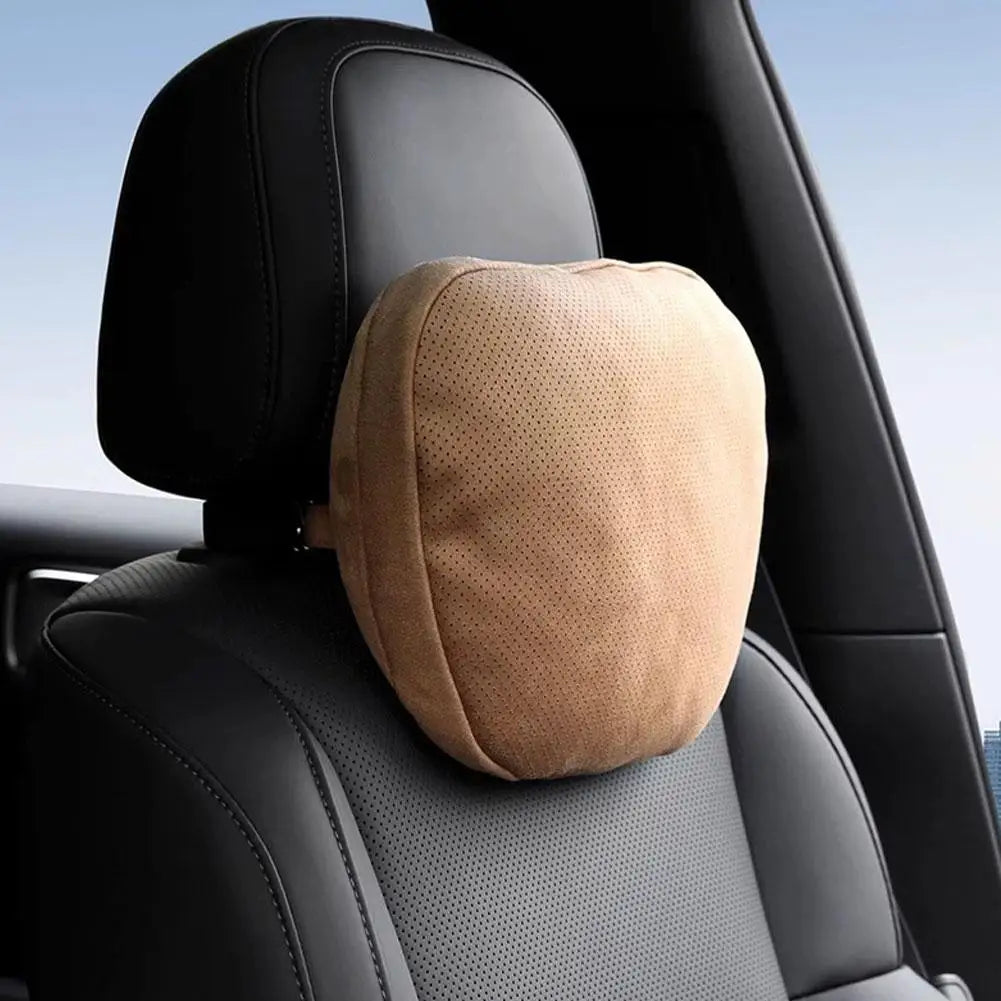 Car Seat Headrest Neck Pillow Wear Resistant Breathable Headrest Simple Installation Universal Car Head Waist Support Pillow