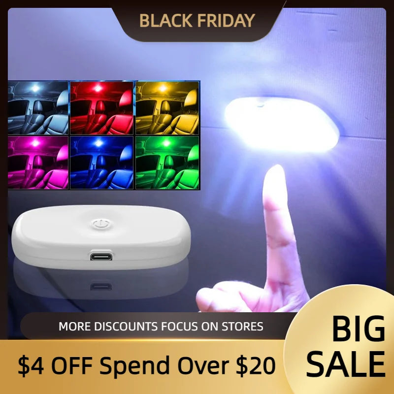 Adesivas Wireless Led Lights Trunk LED Light Roof Car Interior Lights Ambient Car Lighting Caravan LED Touch Lights with Battery