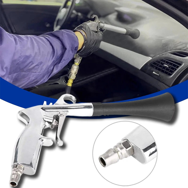 Tornado Air Blowing Car Wash Gun Car Cleaning Gun 0.4Mpa-10Mpa High Pressure Gun Blowing Dust Interior Detail Cleaning Tool