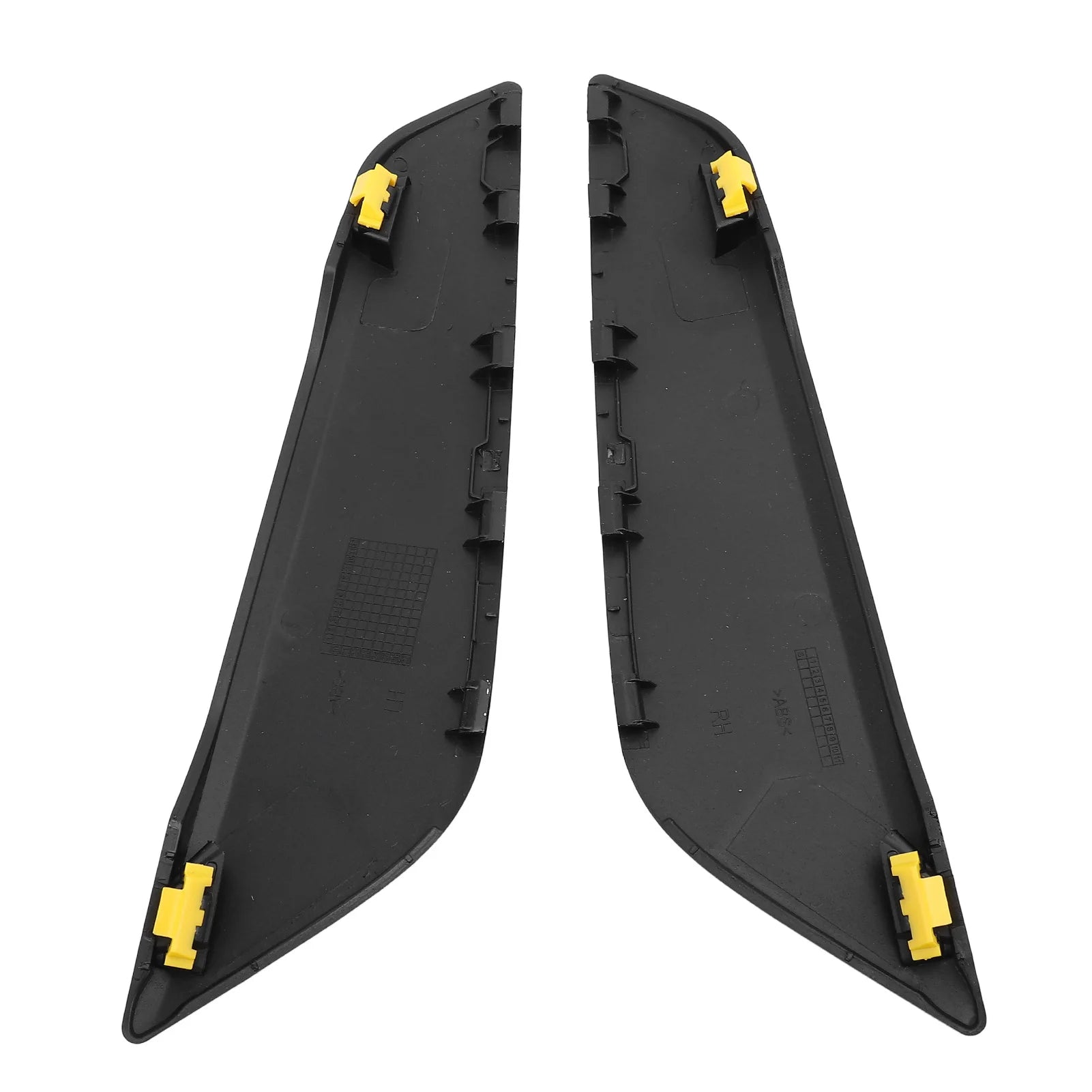 1 Pair Car Front Side Air Duct Trim 51747439014 Left Right Black Side Wing Air Outlet Cover for BMW 5 Series G30 G31 2017-2023