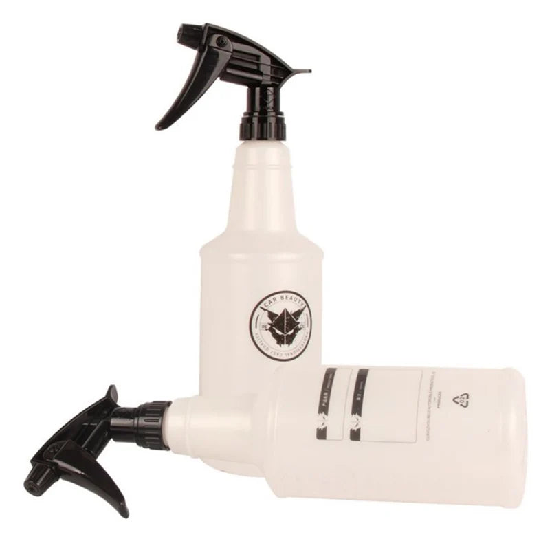 1pc Car Ultra-fine Water Mist Cylindrical Spray Bottle HDPE Chemical Resistant Spray Auto Wash Watering Can