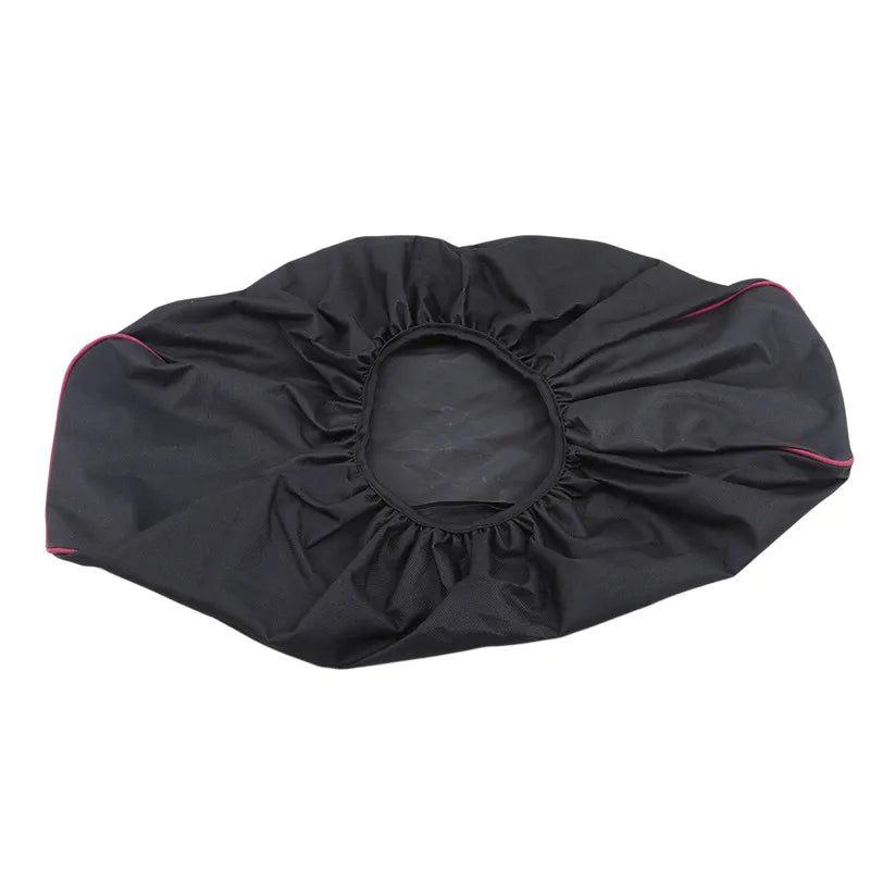 1/2PCS Durable 600D Soft Waterproof Winch Dust Cover Driver Recovery 8,000 -17,500 Lbs Black Car Accessories